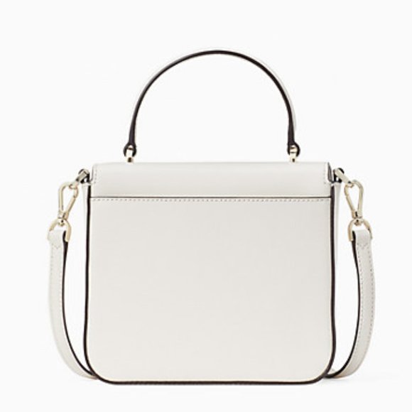 Kate Spade Staci Square Crossbody Saffiano Leather Parchment - Picture 5 of 16